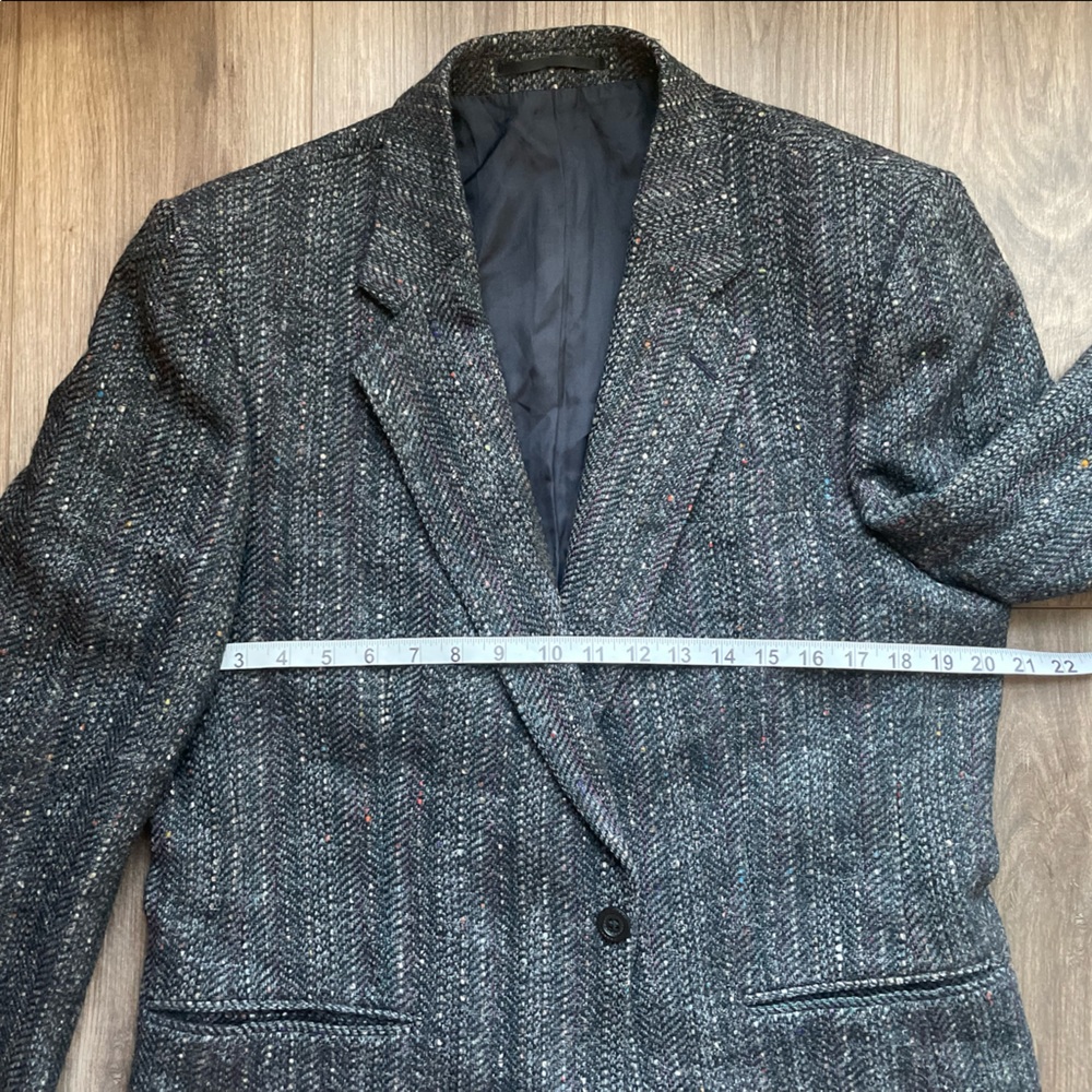 Givenchy Virgin Wool Multicolor Tweed Blazer | L - Picture 11 of 13